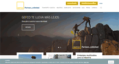 Desktop Screenshot of es.gefco.net