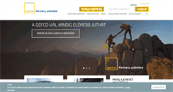 Desktop Screenshot of hu.gefco.net