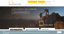 Desktop Screenshot of cz.gefco.net